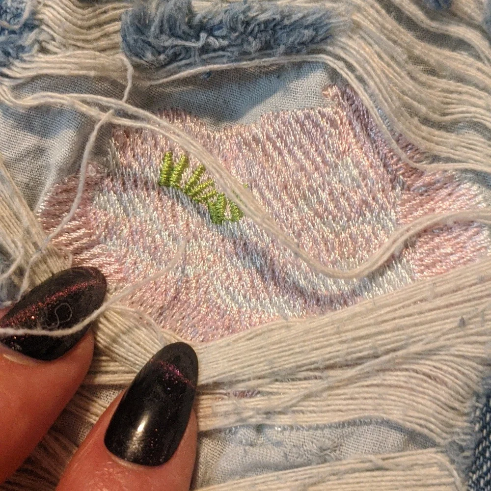 Denim Mini Y2k Skirt - Picture 5 of 5